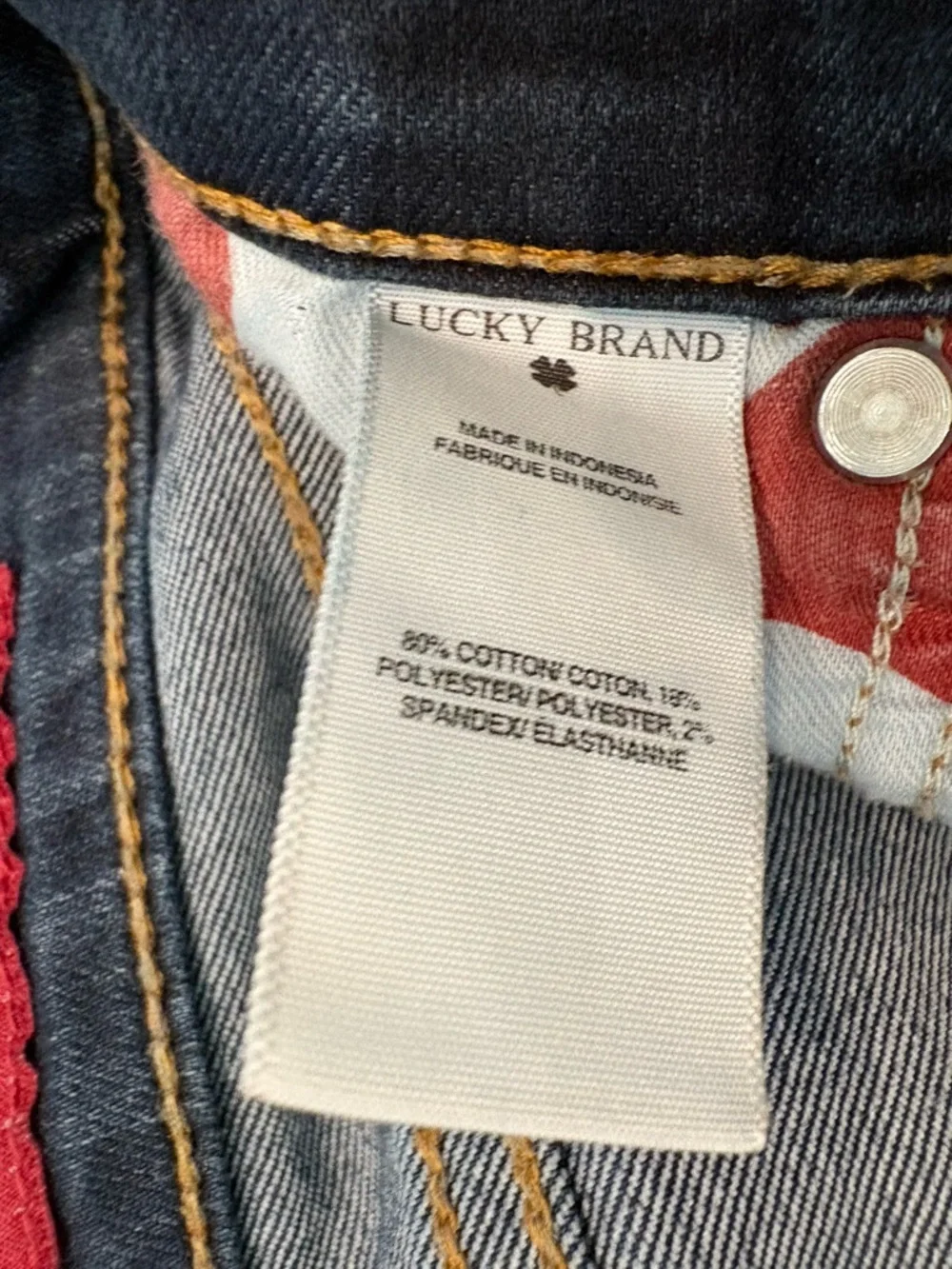 Lucky Brand Sofia Skinny Jeans – Dark Wash Whiskered Denim - Picture 10 of 10